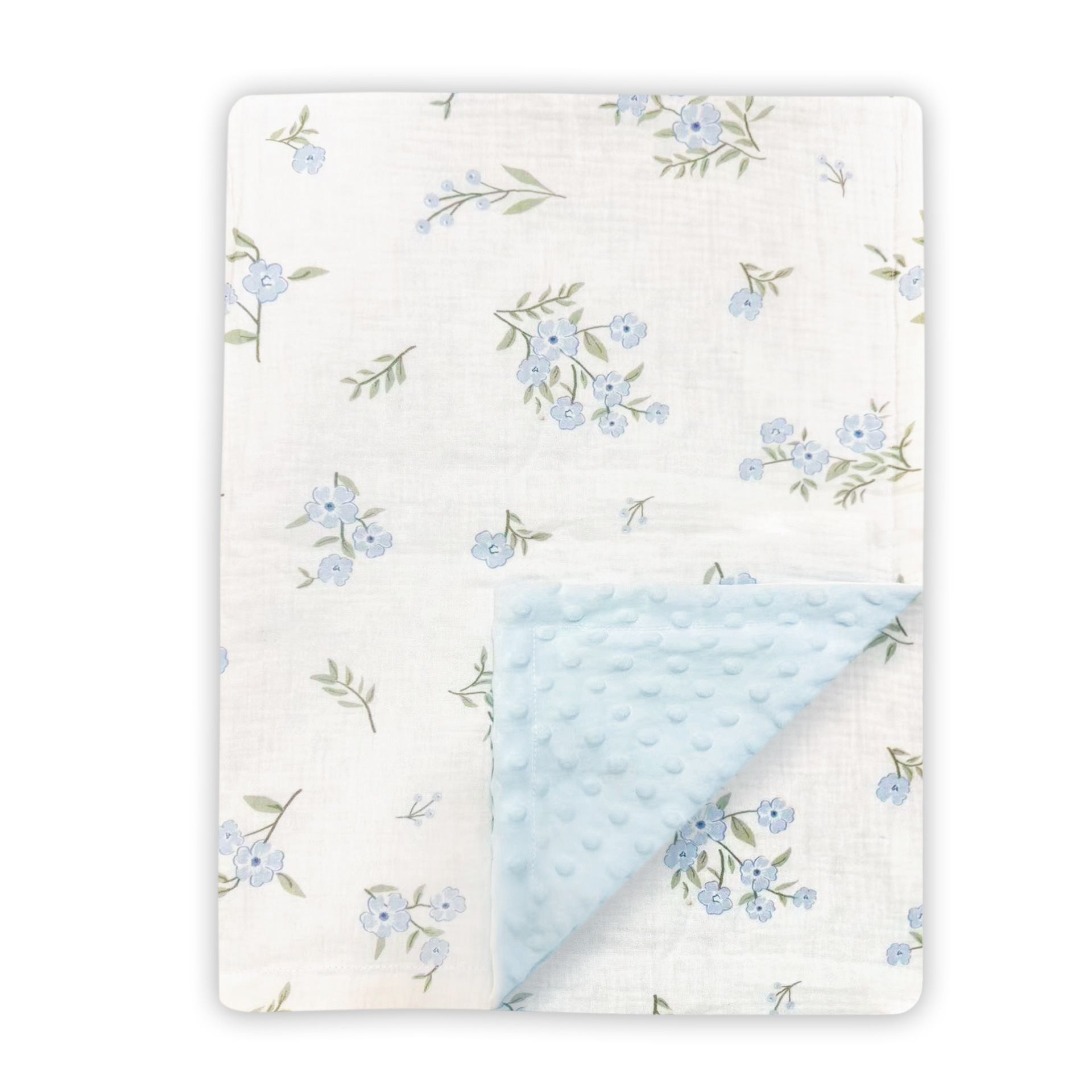 Baby Girl Nursery Quilt - Musselin-Babydecke für Neugeborene, weiche Baumwoll-Babydecken für