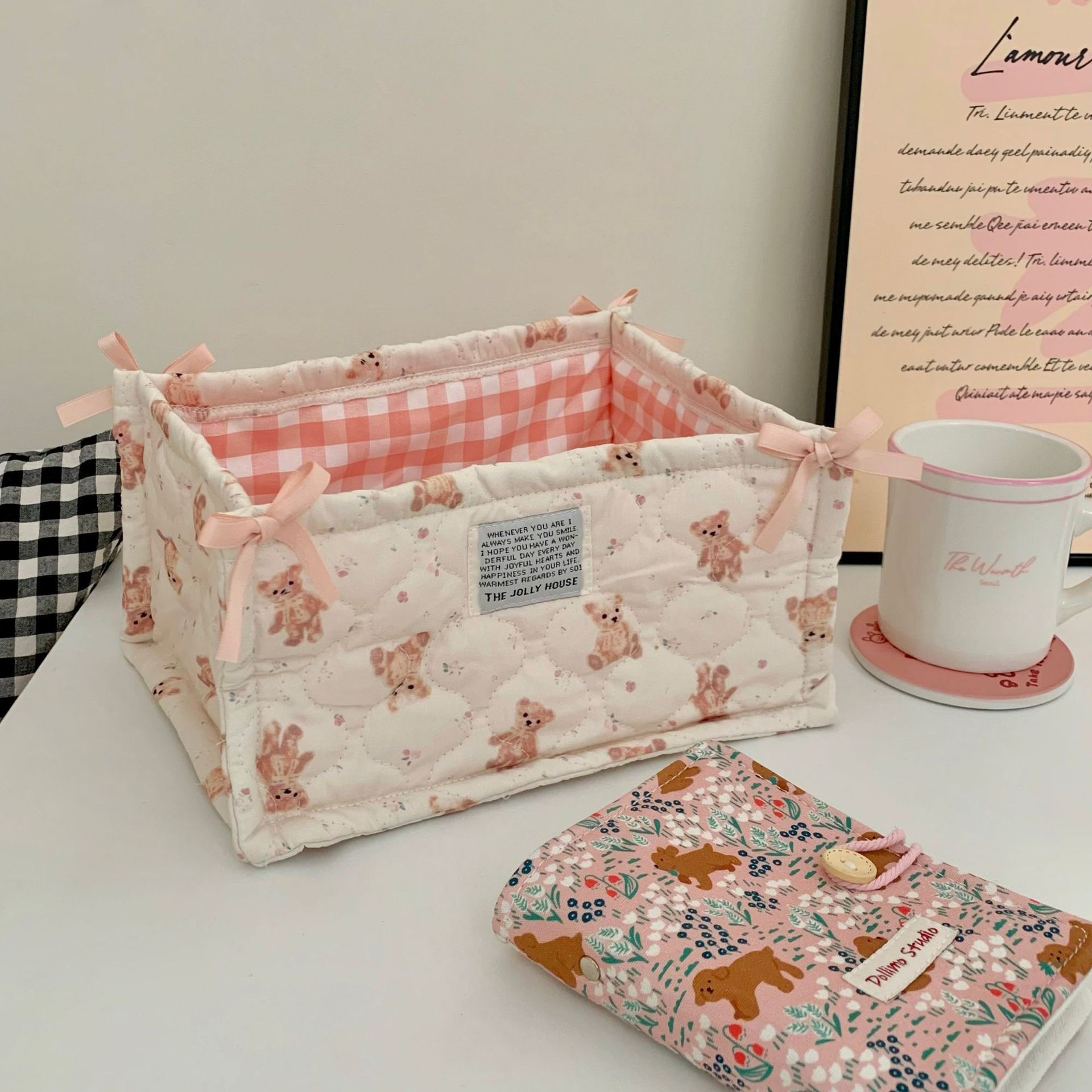 Storage Basket Fabric - Baby-Windel-Aufbewahrungskorb Faltbarer Neugeborenen-Windel-Organizer Kosmetik Snacks Verschiedenes