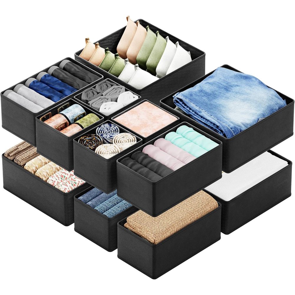Baby Nursery Drawers - 12er-Pack Schubladenorganizer für Kinderzimmer, Kleiderschrank, Kleidung,