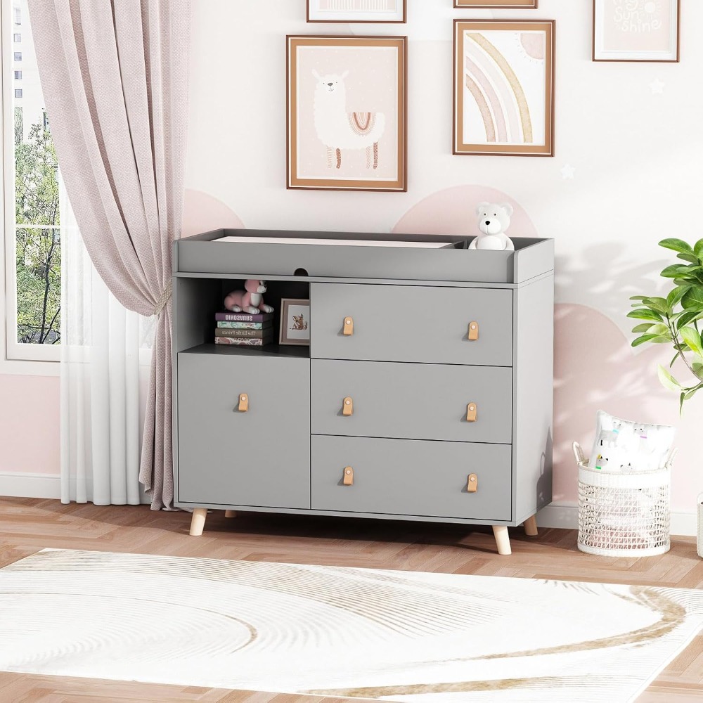 Baby Nursery Drawers - Wickeltisch für Babykommode, zwei in einer