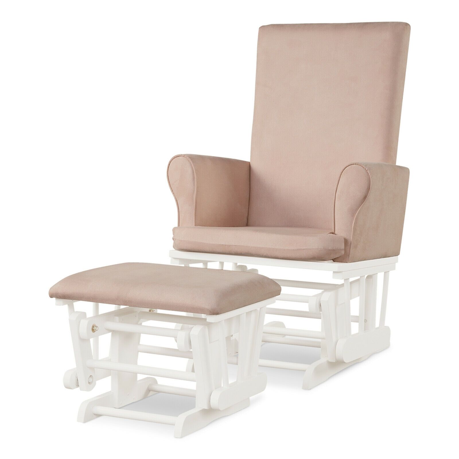 Baby Nursery Ottoman - Baby-Schaukelstuhl mit Hocker und Kissen-Set für