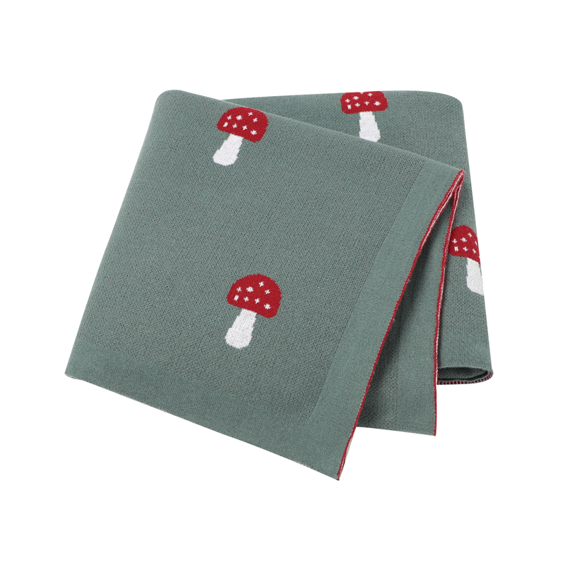 Baby Girl Nursery Quilt - Baby decken gestrickt Neugeborene Jungen Mädchen