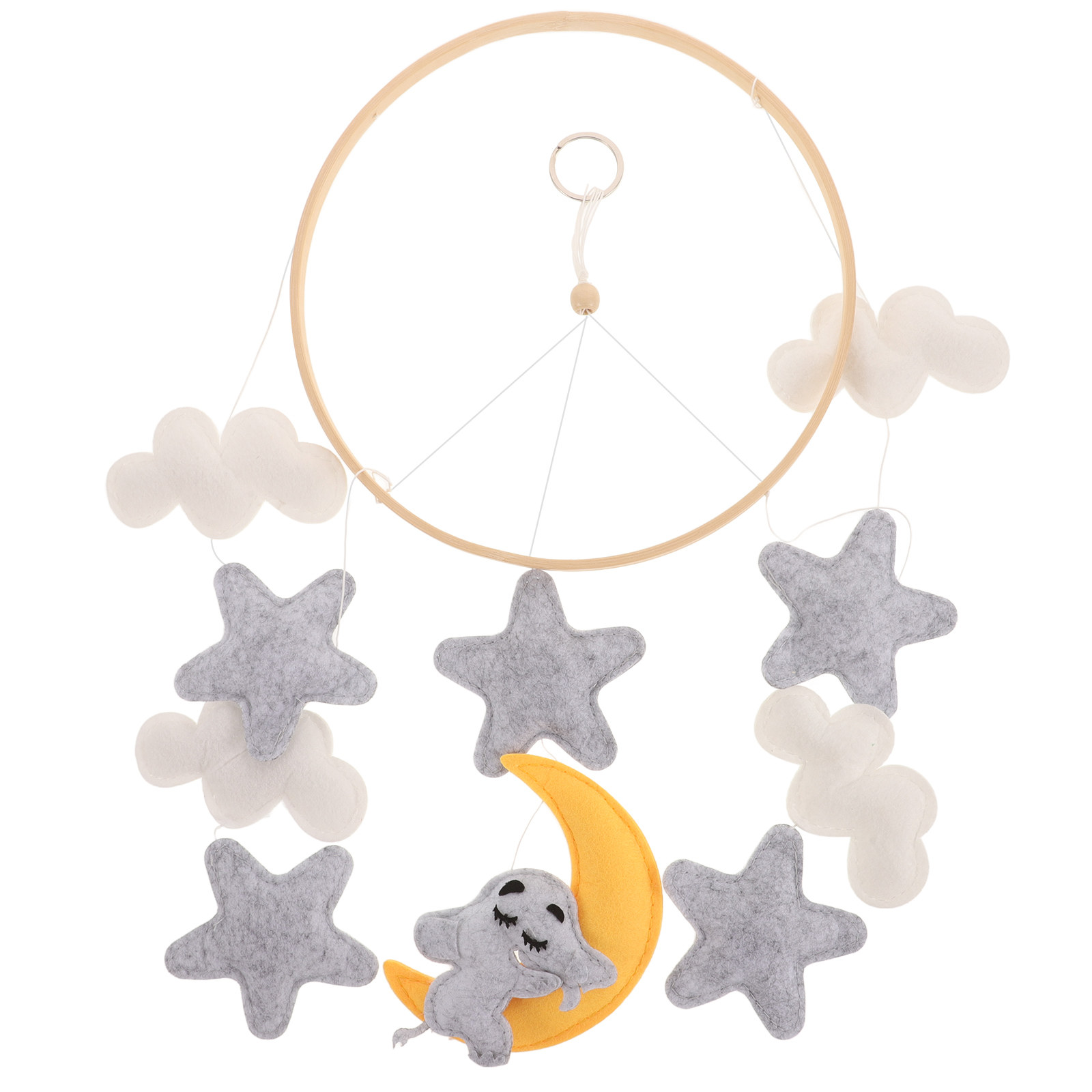 Baby Nursery Elephant - Filz-Tier-Mobile für Babybett, Niedlicher Elefant und