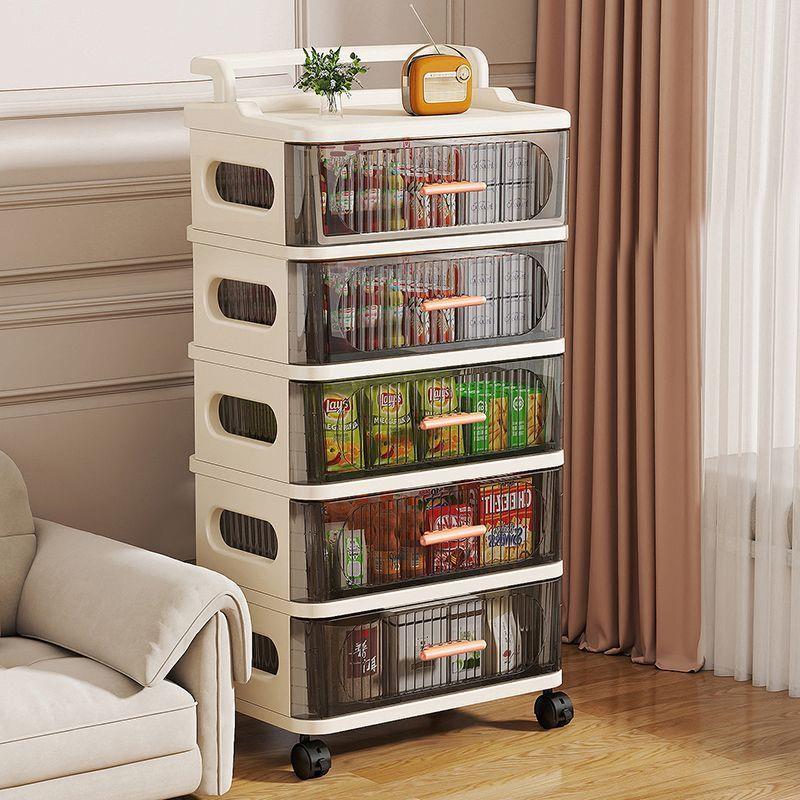 Baby Nursery Drawers - Kinderspielzeug-Aufbewahrungsschrank Mehrstöckiger Schubladenwagen Mobiler Baby-Fütterungswagen Kinderzimmer