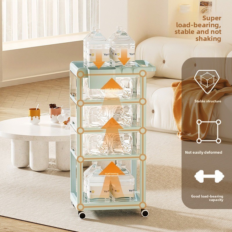 Baby Nursery Drawers - Beweglicher Baby-Aufbewahrungswagen, Mehrschubladen-Organizer, Kinderzimmer-Trolley, Rollwagen, abnehmbares