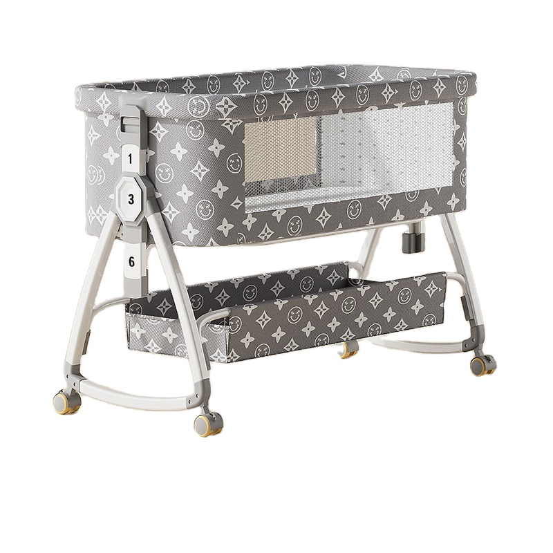 Bassinet Bedside Sleeper - Babybetten 3-in-1 Beistellbett, Verstellbare Babywiege mit