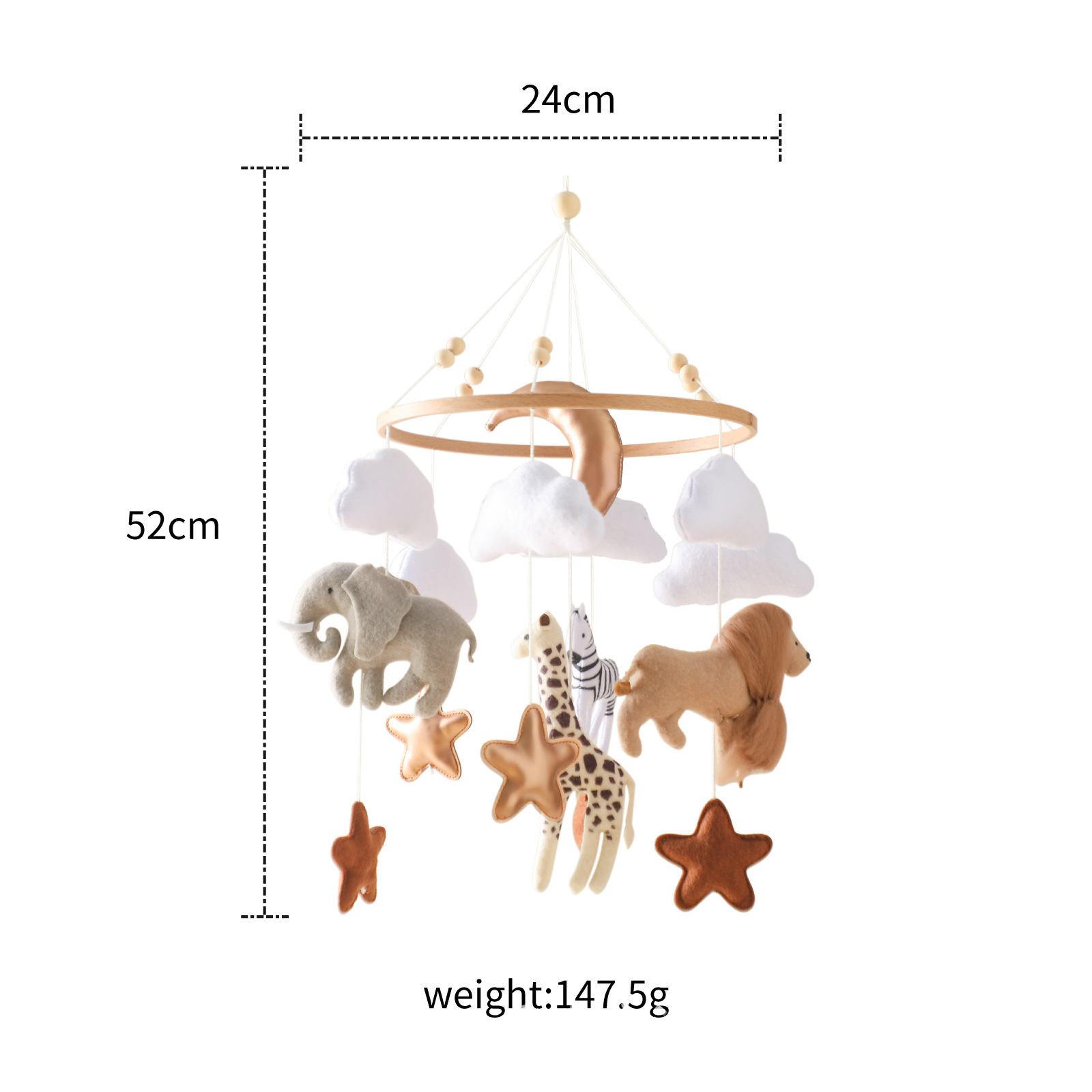 Baby Nursery Sale - Heißer Verkauf Nordic Handgemachte Filz Dschungel