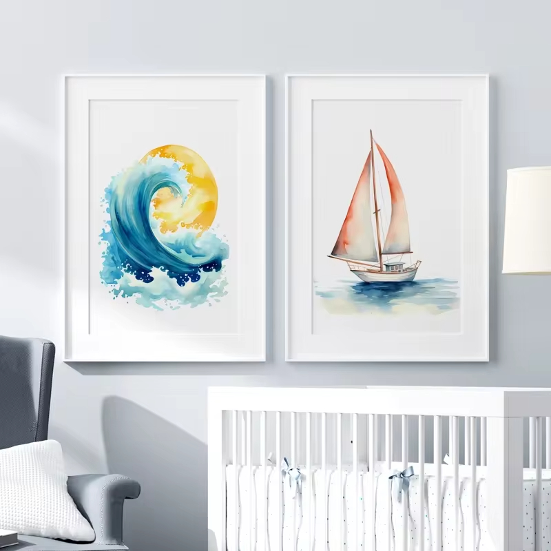 Surf Ocean Themen Kindergarten – Baby Nursery Ocean Bewertung und Preis