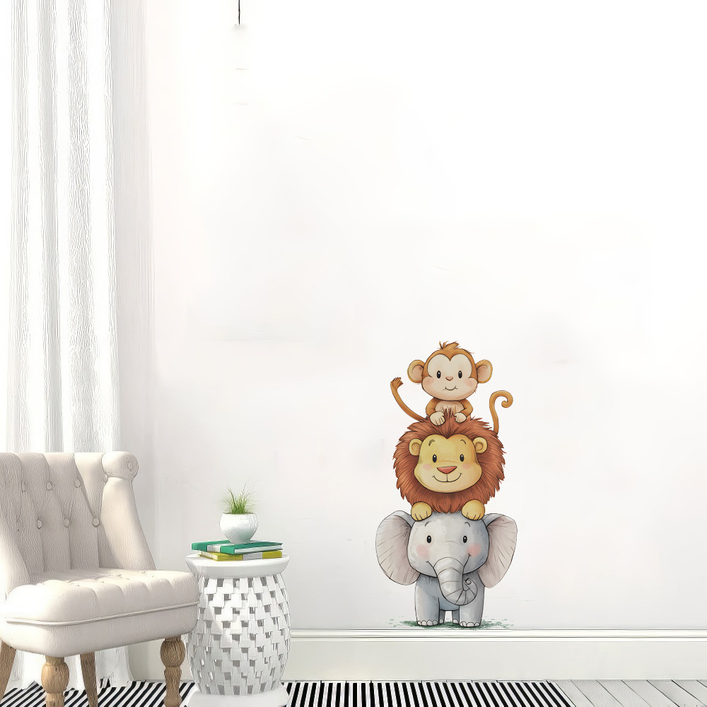 Niedliche Waldtier-Wandaufkleb – Baby Nursery Elephant Bewertung und Preis