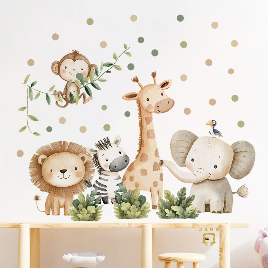 Boho Waldtiere Wandaufkleber f – Baby Nursery Elephant Bewertung und Preis