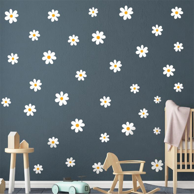 Gänseblümchen-Blumen-Wandaufkl – Baby Nursery Plants Bewertung und Preis