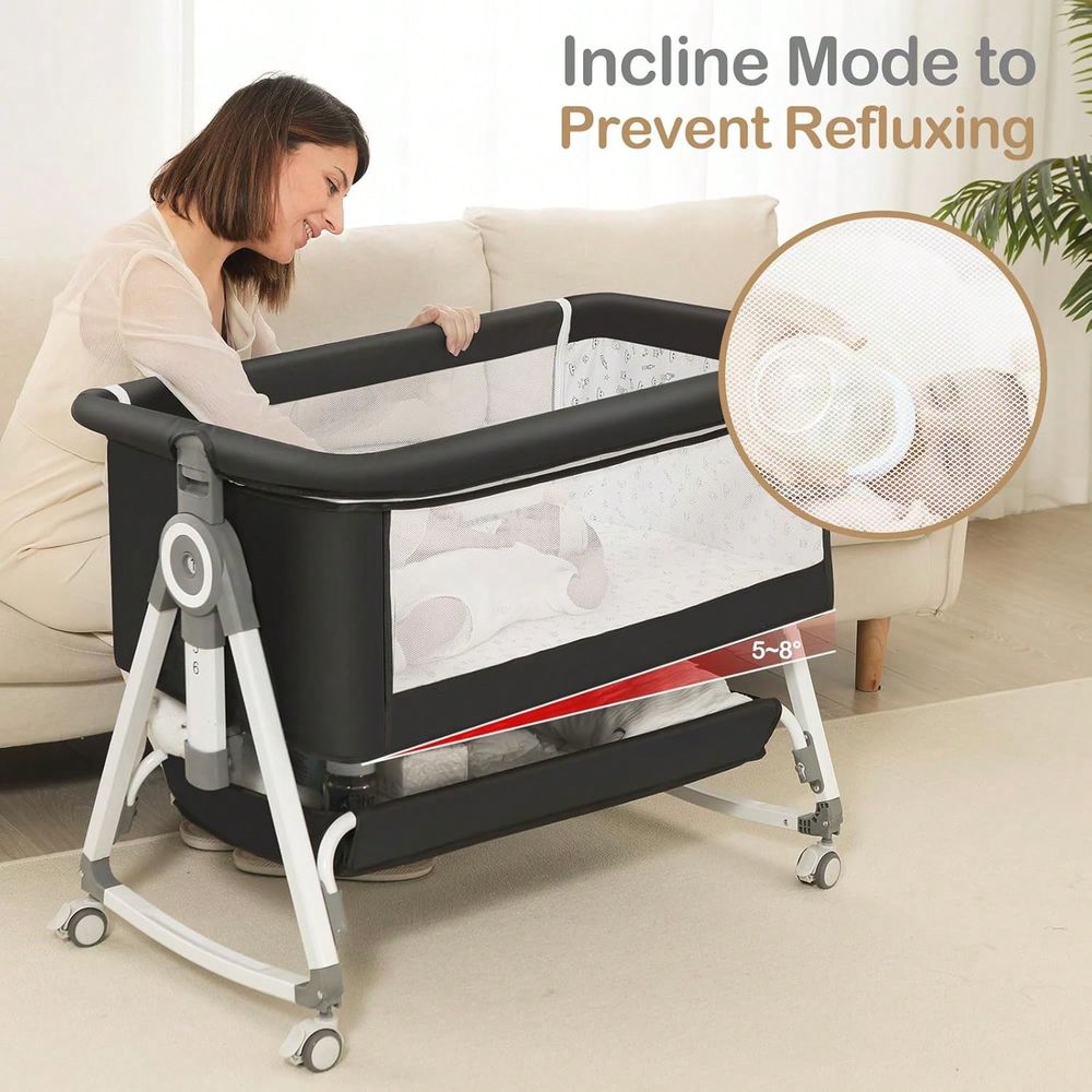Babywiege, Beistellbett für Ba – Bassinet Bedside Sleeper Bewertung und Preis