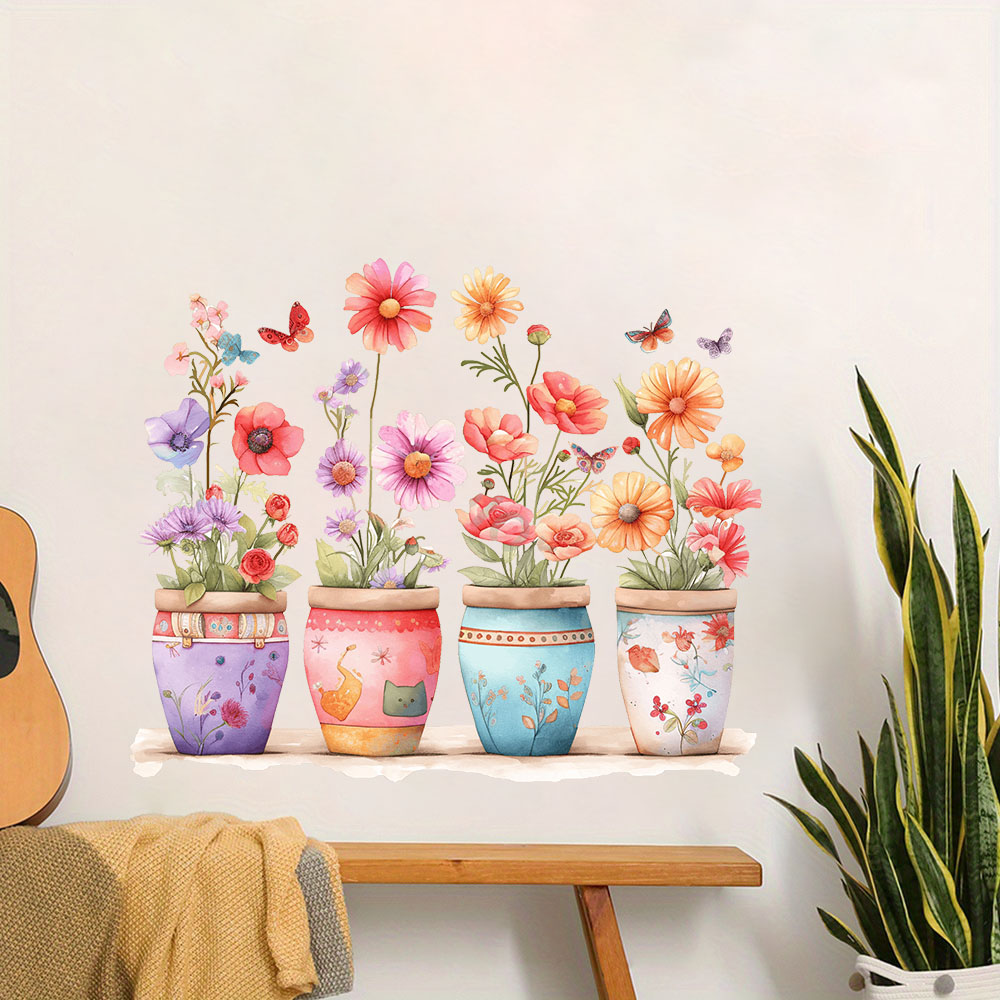 Aquarell skurrile Blumentopf W – Baby Nursery Plants Bewertung und Preis