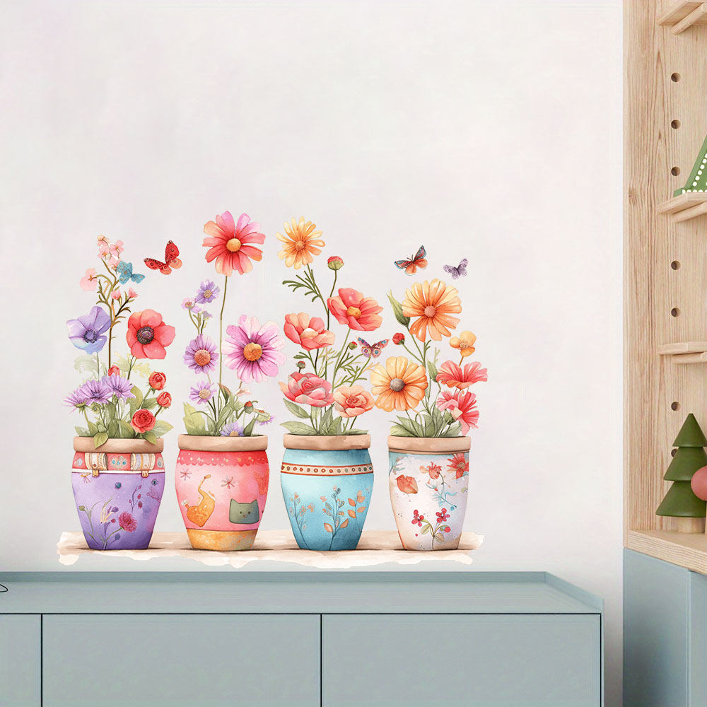 Aquarell skurrile Blumentopf W – Baby Nursery Plants Bewertung und Preis