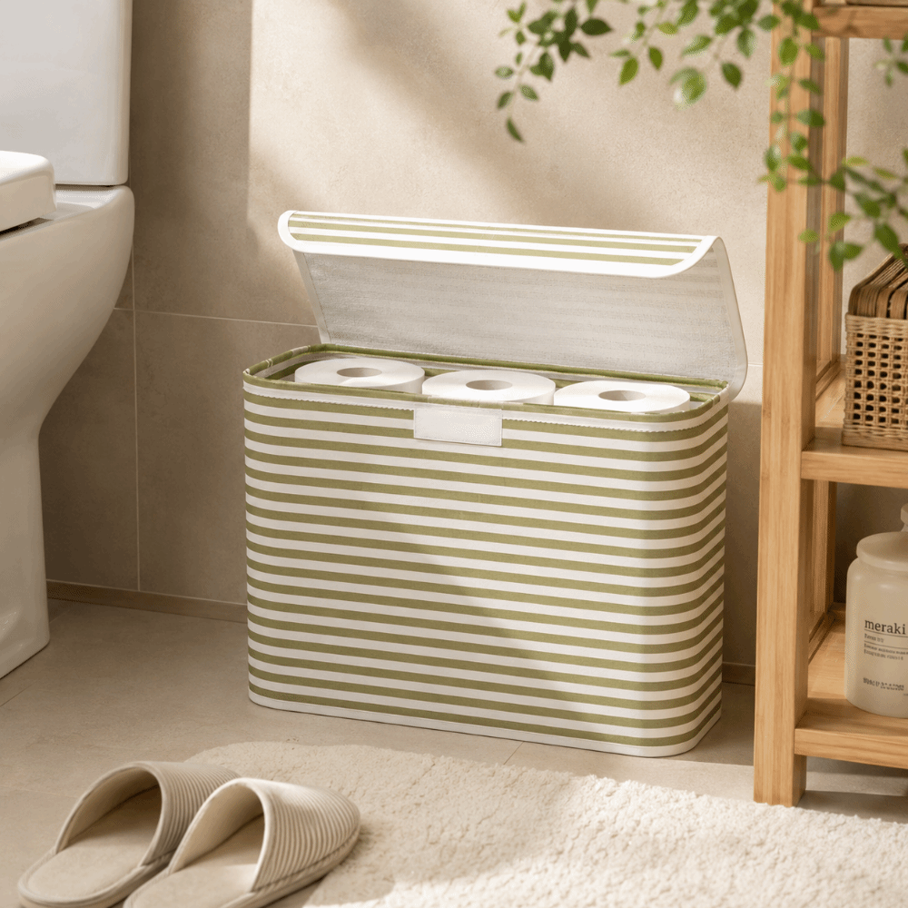 Faltbarer Toilettenpapierhalte – Storage Basket Fabric Bewertung und Preis