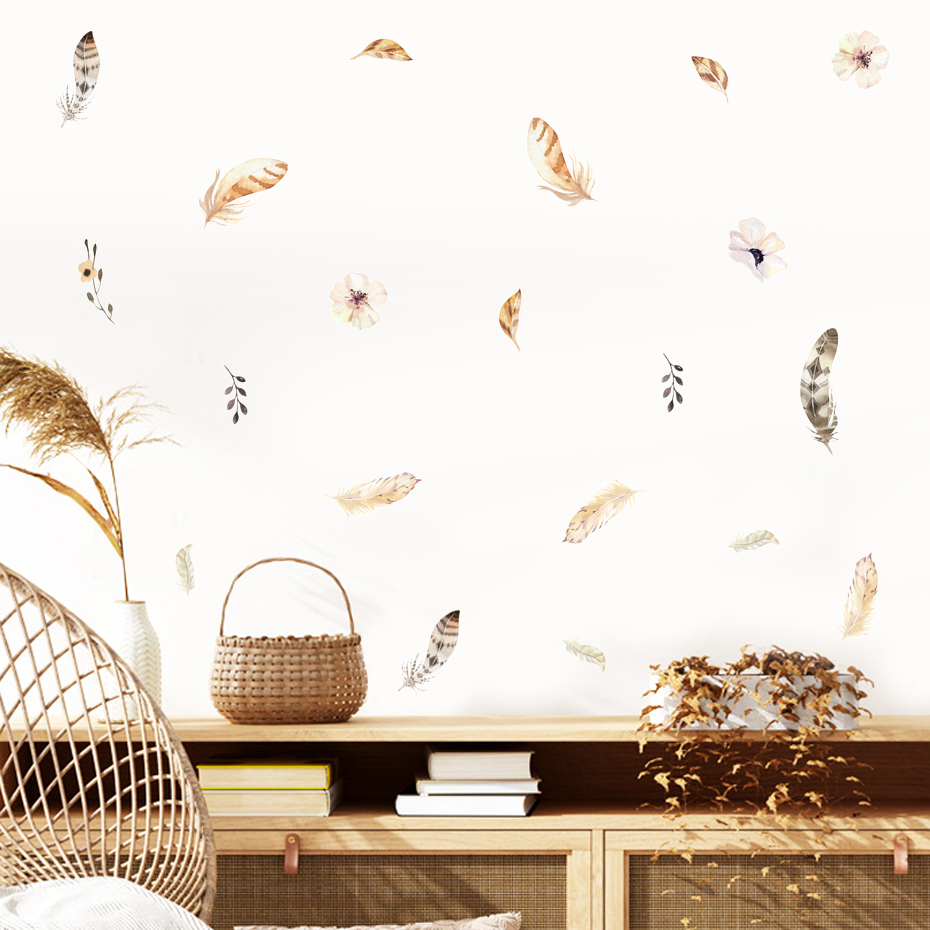 Boho Trockene Blätter Baumwoll – Baby Nursery Plants Bewertung und Preis
