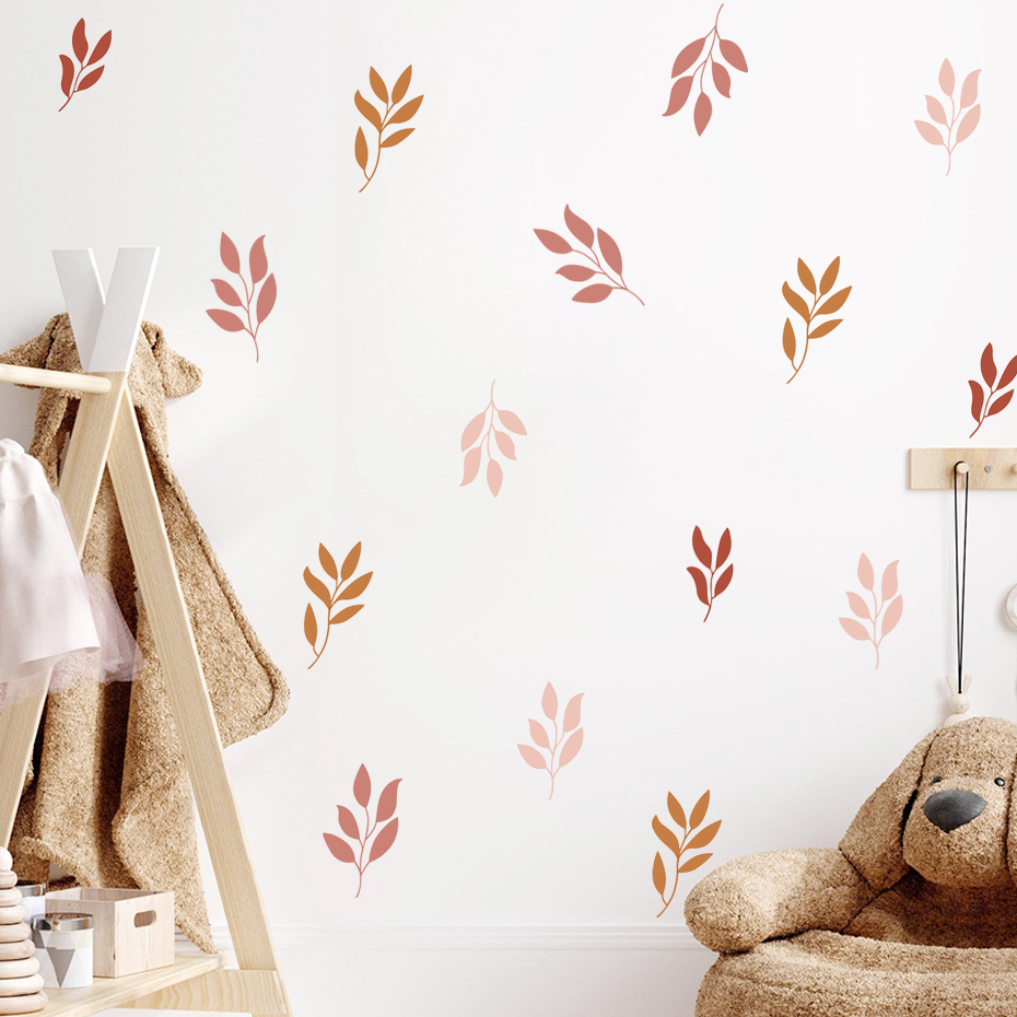 Boho Trockene Blätter Baumwoll – Baby Nursery Plants Bewertung und Preis