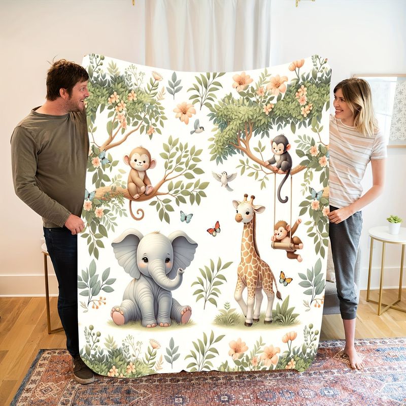 VIKAMA Babydecke mit Aquarell- – Baby Nursery Elephant Bewertung und Preis