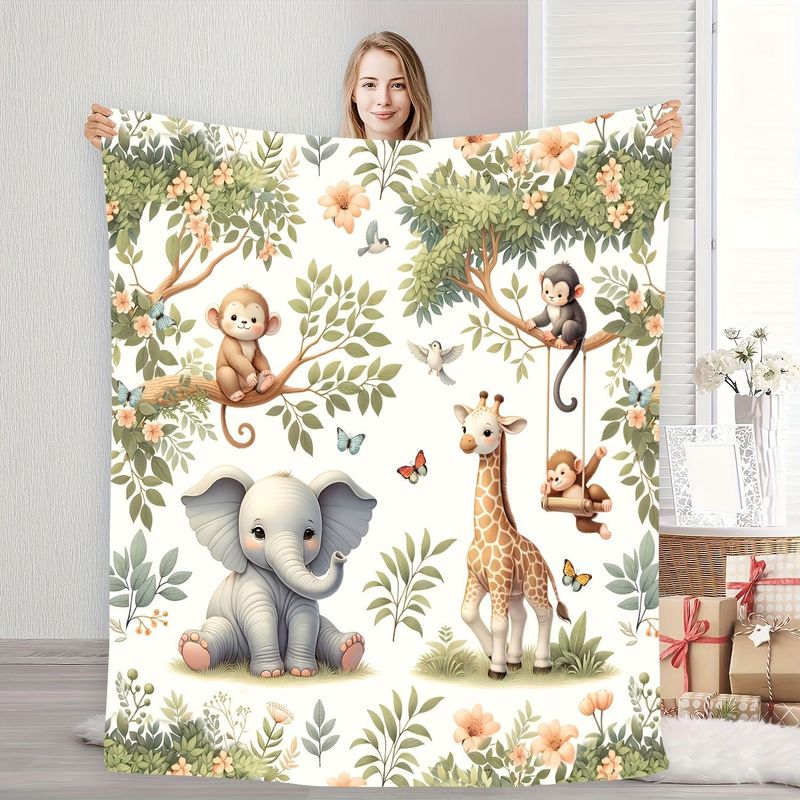 VIKAMA Babydecke mit Aquarell- – Baby Nursery Elephant Bewertung und Preis