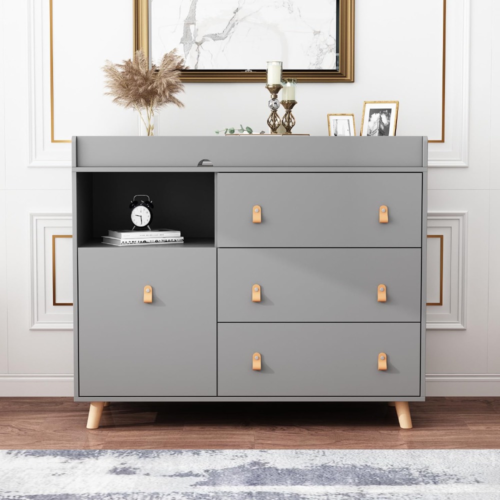 Wickeltisch für Babykommode, z – Baby Nursery Drawers Bewertung und Preis