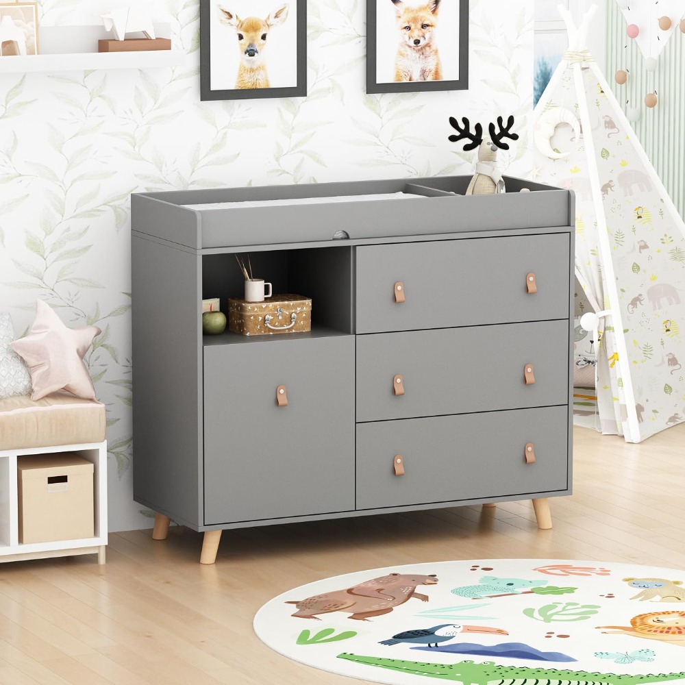 Wickeltisch für Babykommode, z – Baby Nursery Drawers Bewertung und Preis