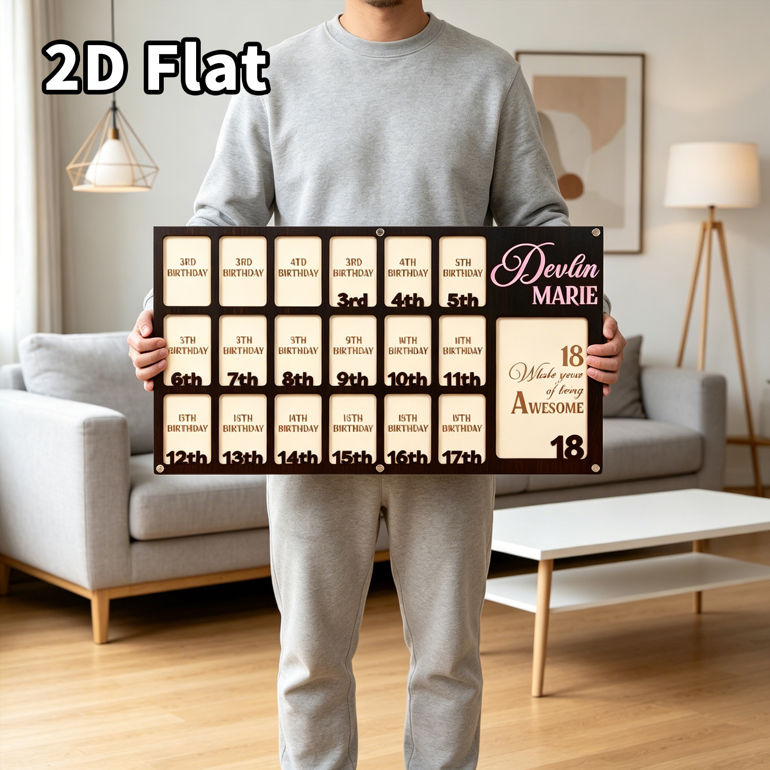 1 Stück Personalisierter Holz- – Baby Nursery Bewertung und Preis