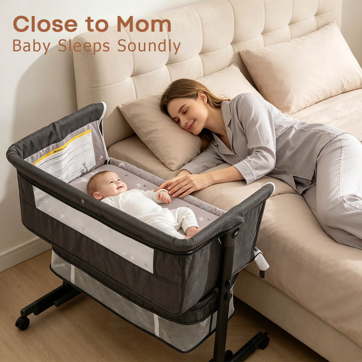 Kmaier Tragbares Baby-Beistell – Bassinet Bedside Sleeper Bewertung und Preis