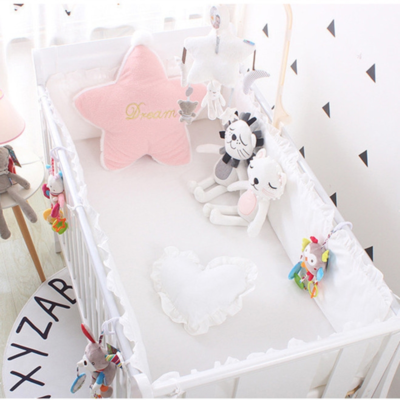 5 stücke Solide Baby Bettwäsch – Baby Nursery Sale Bewertung und Preis