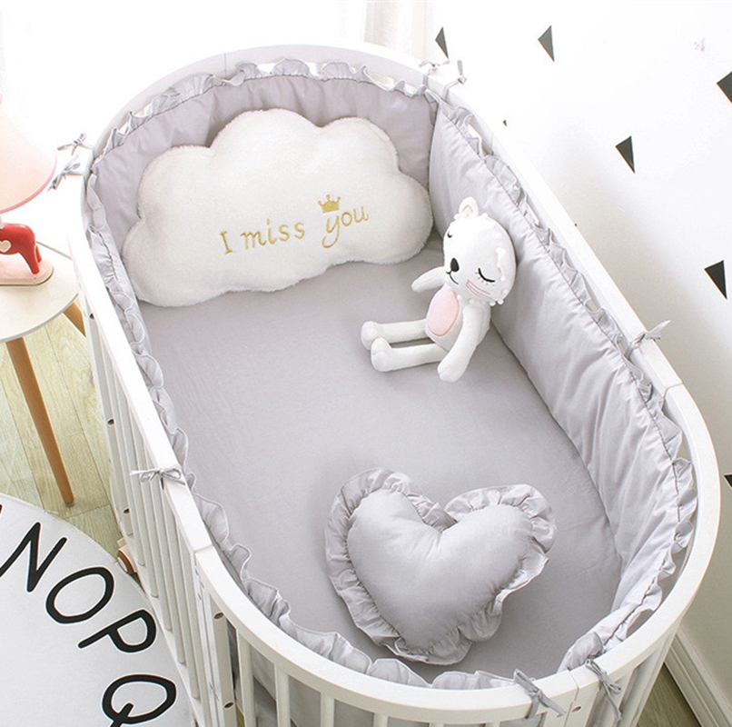 5 stücke Solide Baby Bettwäsch – Baby Nursery Sale Bewertung und Preis