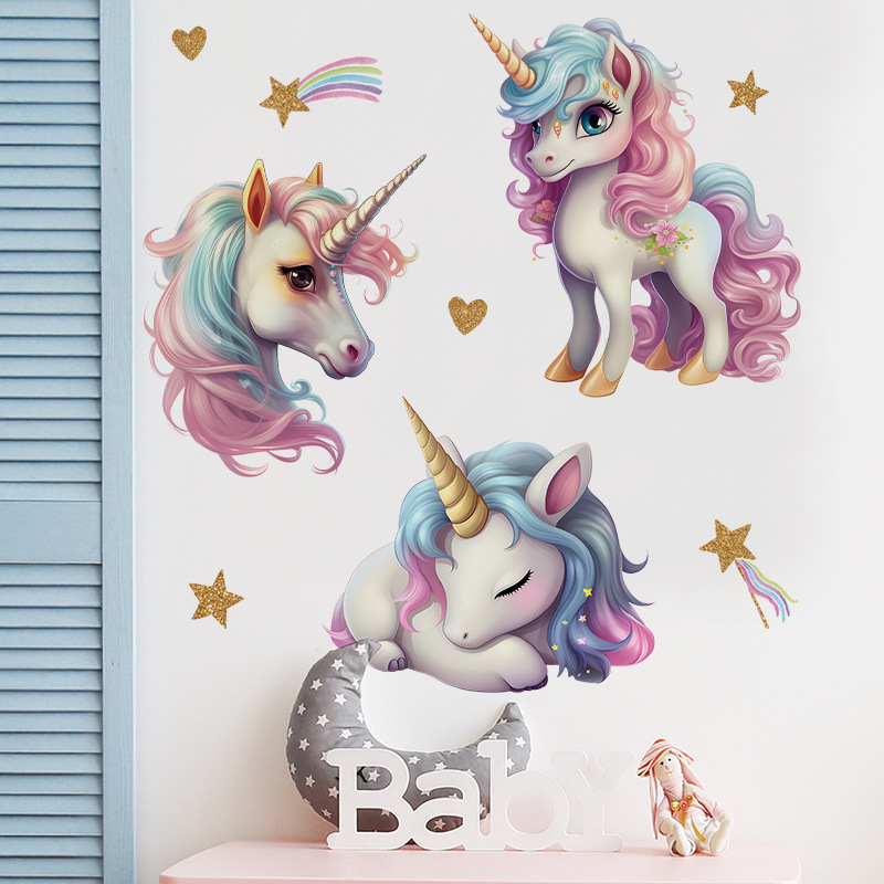 Einhorn Dekorative Vinyl Kind  – Baby Nursery Ideas Girl Bewertung und Preis