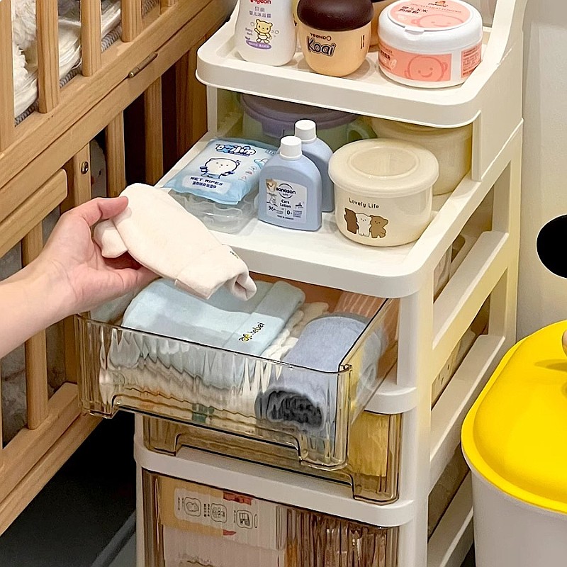 3-stöckiger Rollwagen für Kind – Baby Nursery Drawers Bewertung und Preis