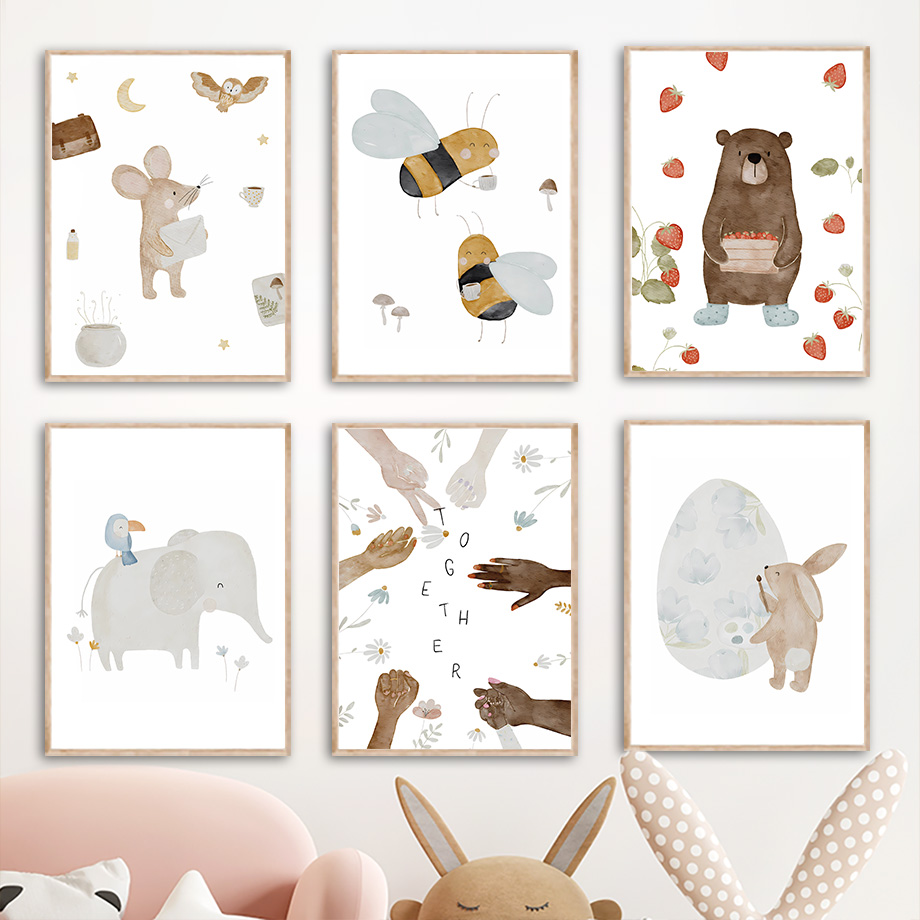 Boho Tierfreunde Elefant Hase  – Baby Nursery Elephant Bewertung und Preis