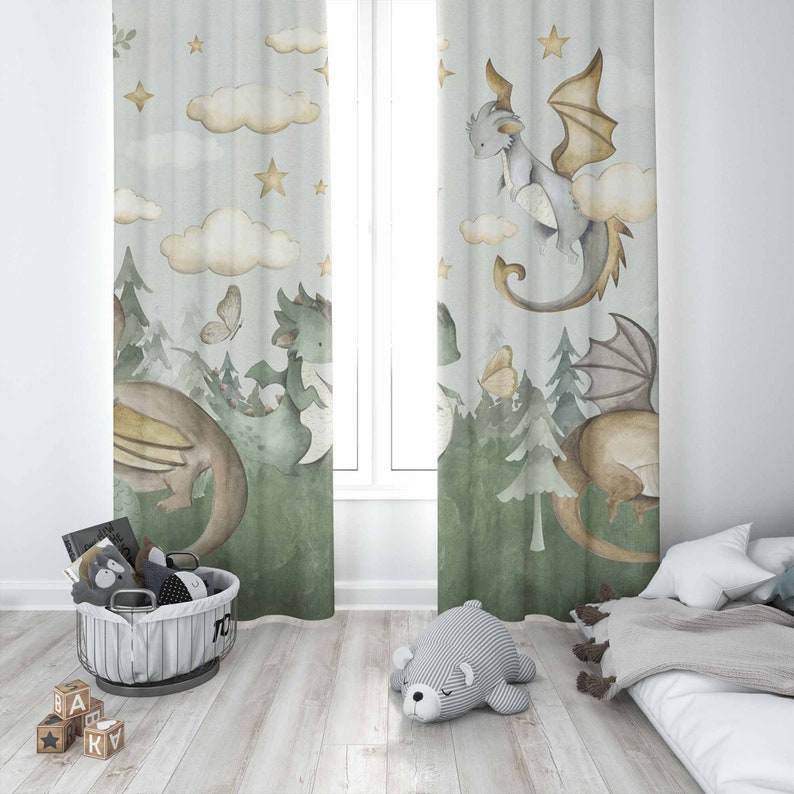 Kleiner Drache Kinderzimmer Vo – Baby Nursery Curtains Bewertung und Preis