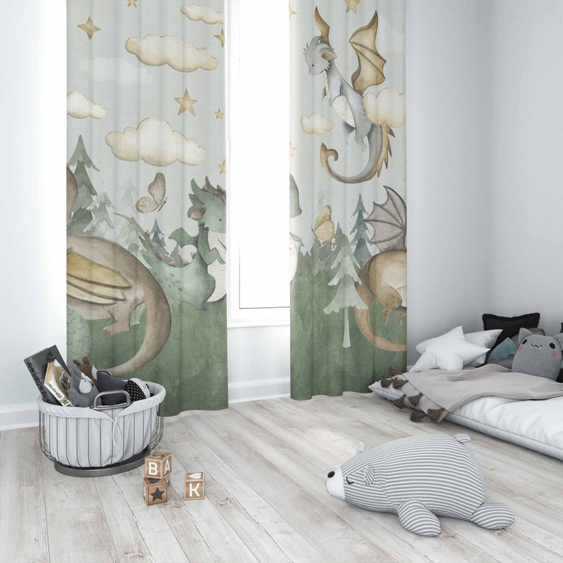 Kleiner Drache Kinderzimmer Vo – Baby Nursery Curtains Bewertung und Preis