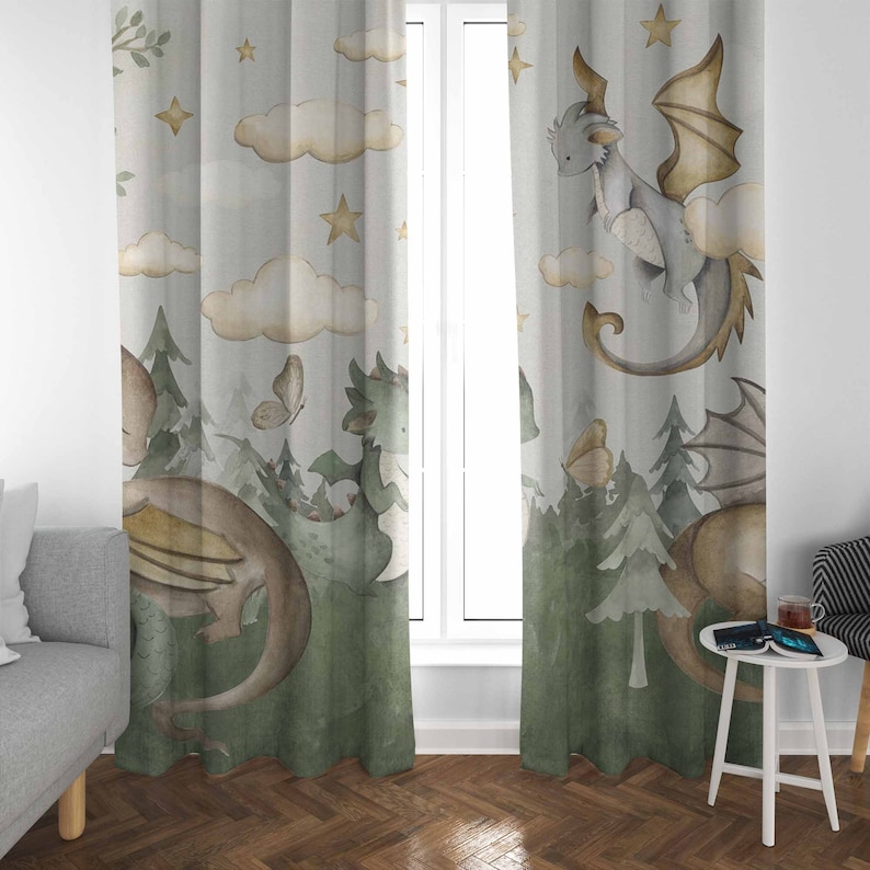 Kleiner Drache Kinderzimmer Vo – Baby Nursery Curtains Bewertung und Preis