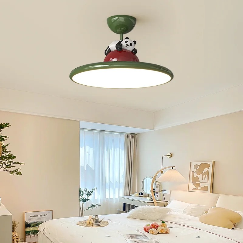 Cartoon Creme Stil Panda LED D – Baby Nursery Ceiling Light Bewertung und Preis