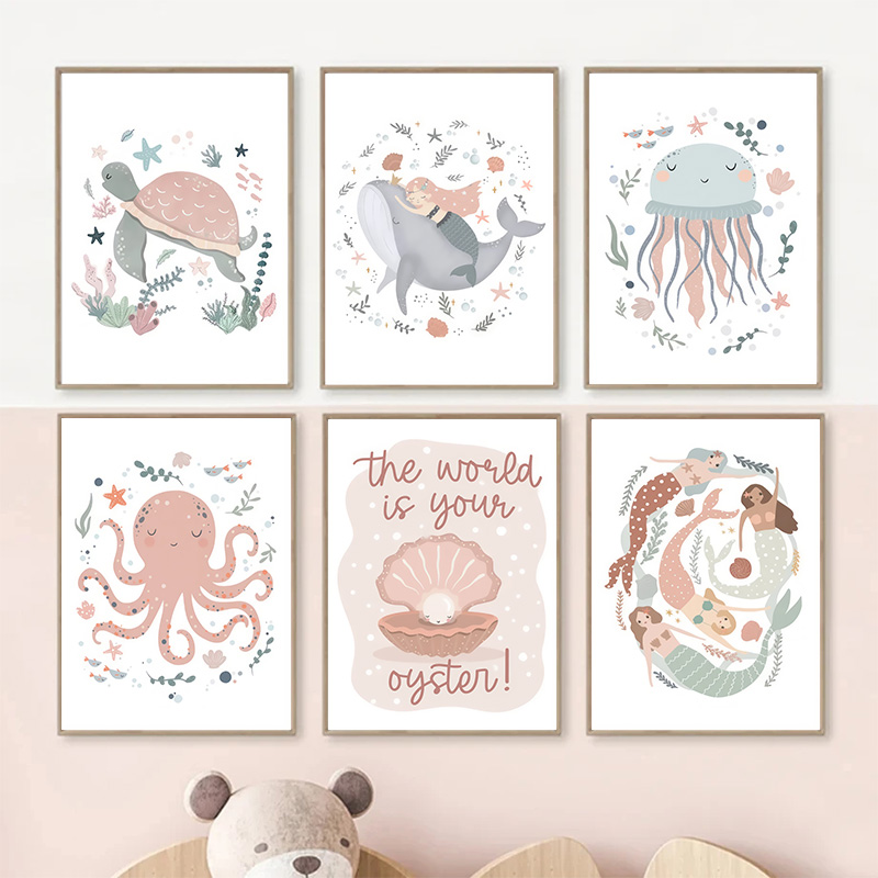 Ozean Wal Meeresschildkröte Me – Baby Nursery Ocean Bewertung und Preis