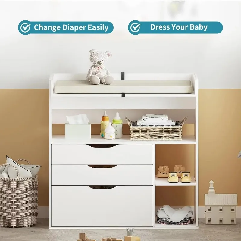 Moderner minimalistischer MDF- – Baby Nursery Drawers Bewertung und Preis