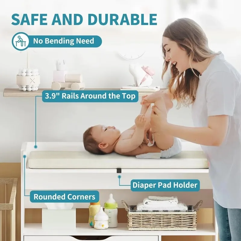 Moderner minimalistischer MDF- – Baby Nursery Drawers Bewertung und Preis