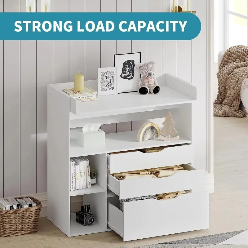 Moderner minimalistischer MDF- – Baby Nursery Drawers Bewertung und Preis
