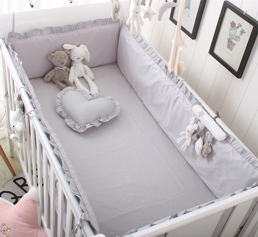 5Pcs Solide Baumwolle Baby Bet – Baby Nursery Sale Bewertung und Preis