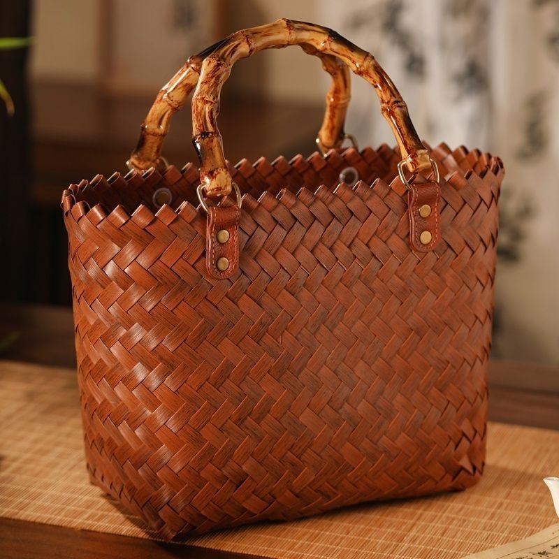 Reine handgefertigte Handtasch – Storage Basket Fabric Bewertung und Preis