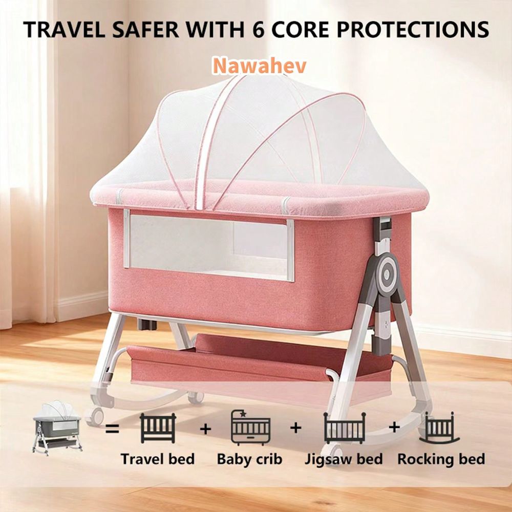4-in-1 Baby-Beistellbett, 6 Ve – Bassinet Bedside Sleeper Bewertung und Preis