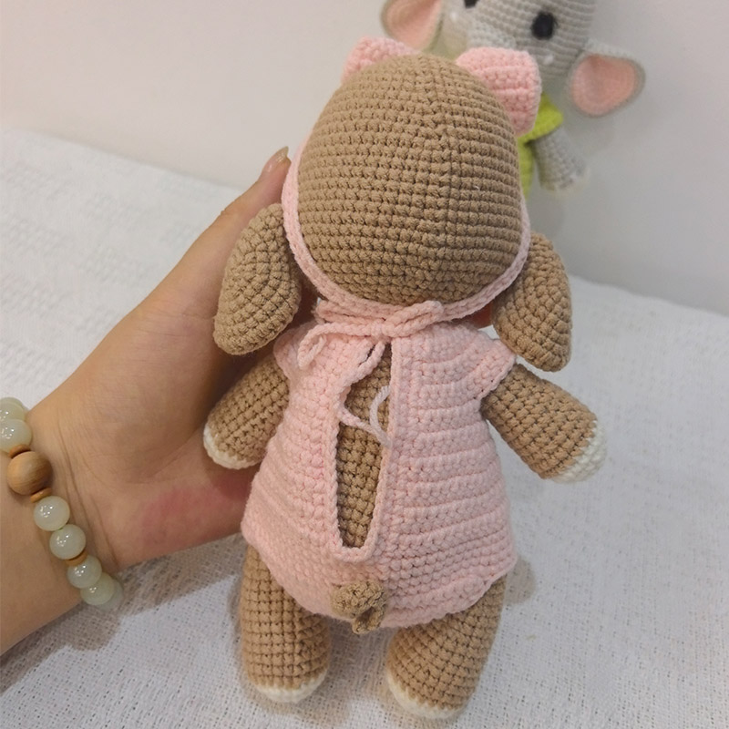 Handgefertigte gehäkelte Elefa – Baby Nursery Elephant Bewertung und Preis