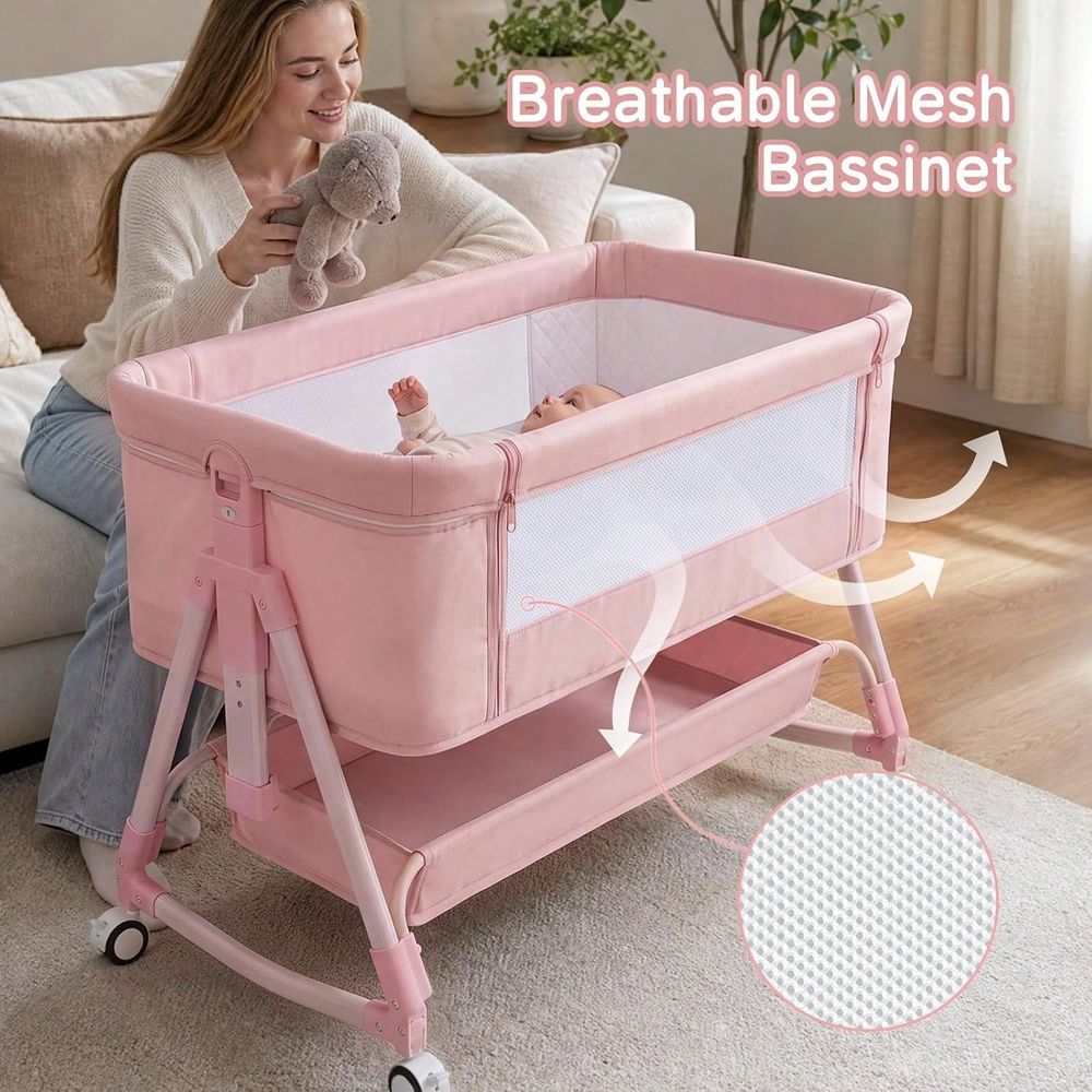 Babywiege, 3-in-1 Babywiege al – Bassinet Bedside Sleeper Bewertung und Preis