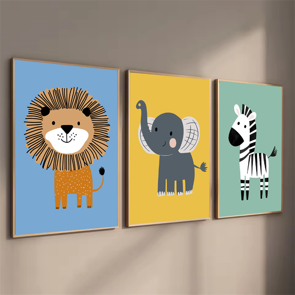 Cartoon Tier Löwe Zebra Elefan – Baby Nursery Elephant Bewertung und Preis