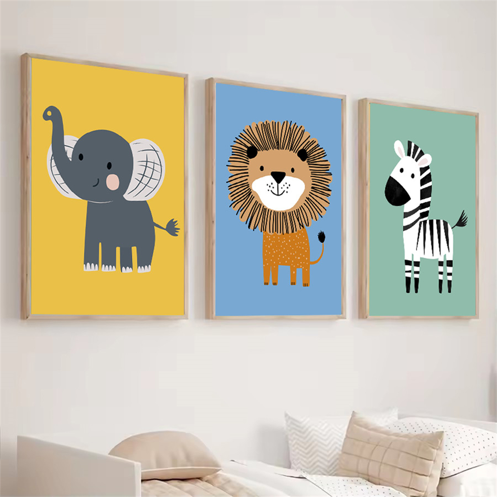 Cartoon Tier Löwe Zebra Elefan – Baby Nursery Elephant Bewertung und Preis