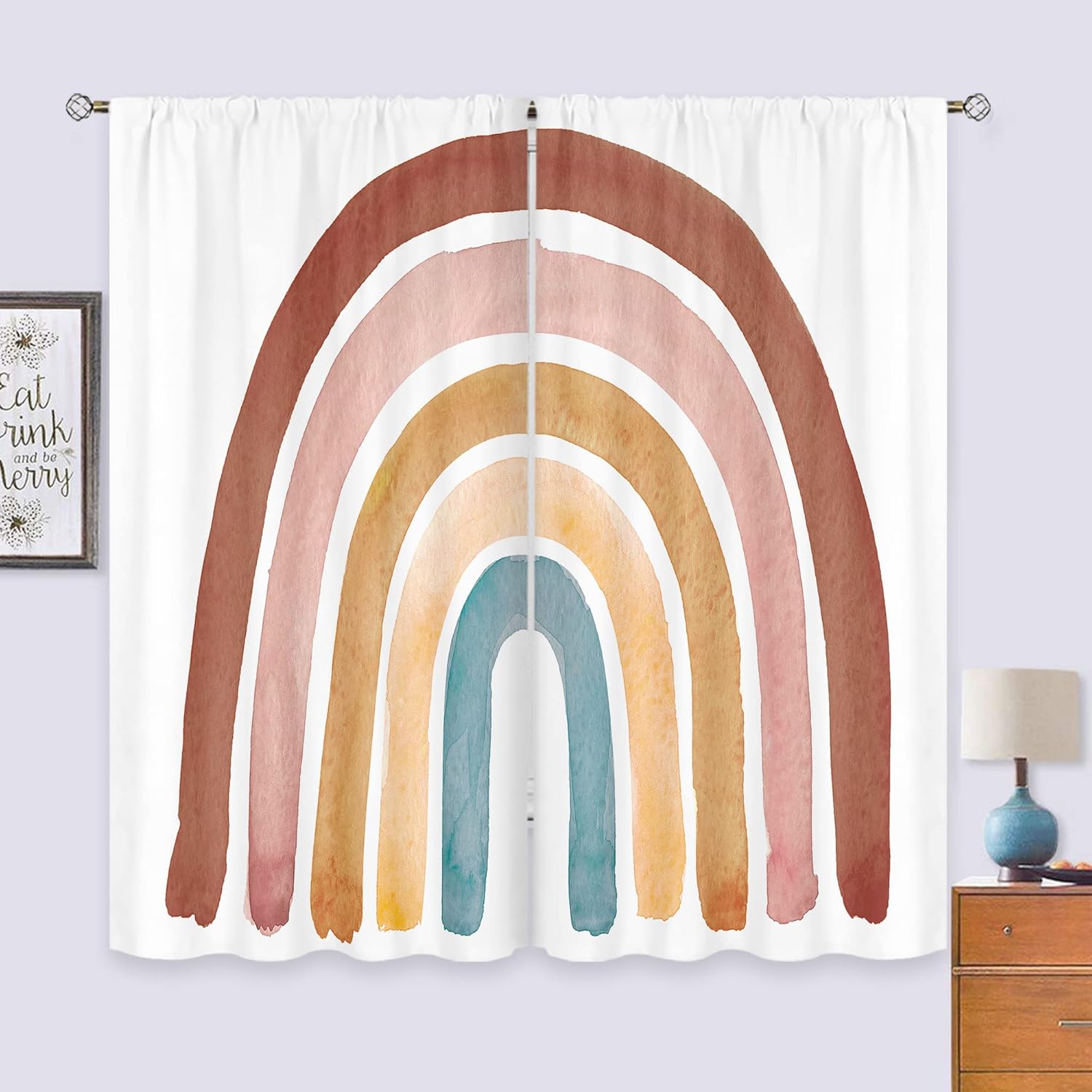 Kinder Boho Regenbogen Vorhäng – Baby Nursery Curtains Bewertung und Preis
