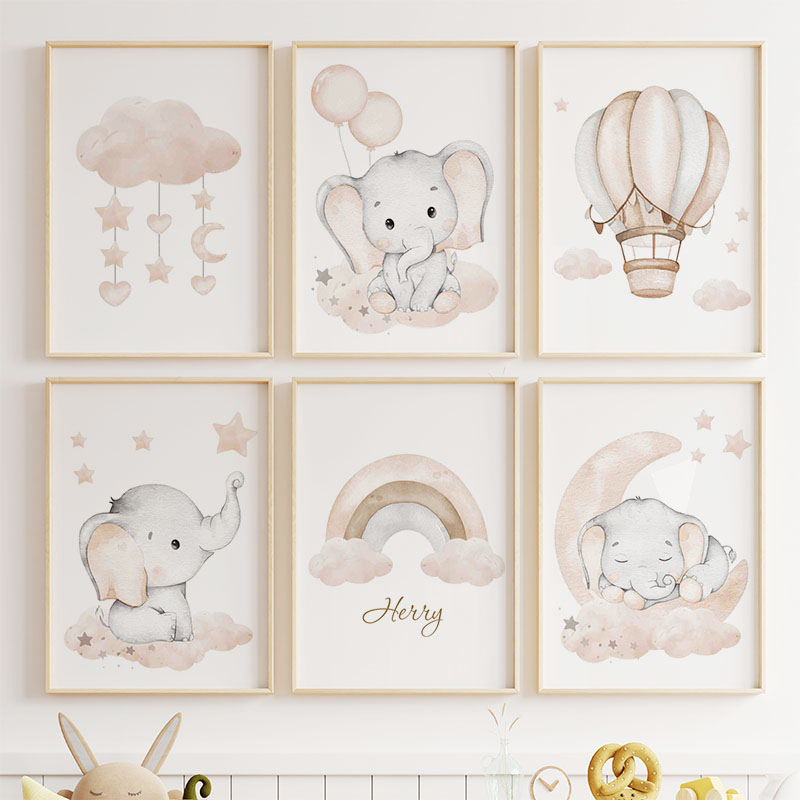 Niedlicher Elefant, heißer Bal – Baby Nursery Elephant Bewertung und Preis