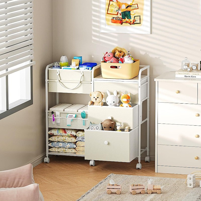 Großer Windel-Organizer-Wagen  – Baby Nursery Drawers Bewertung und Preis